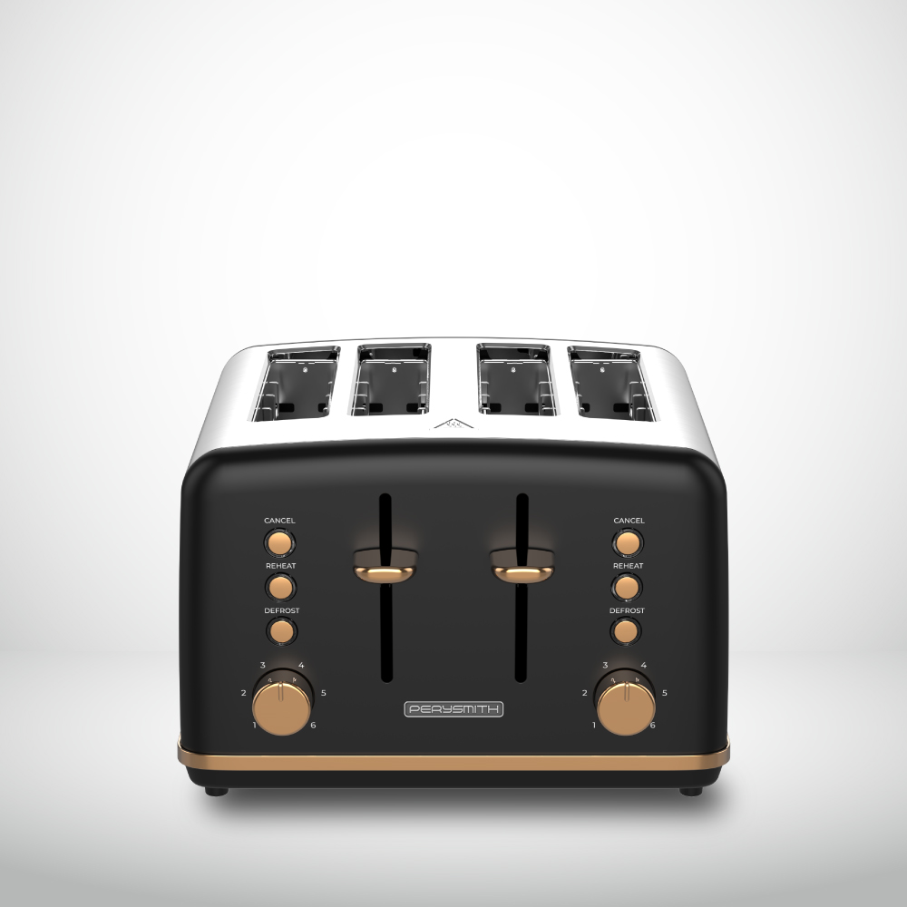 PERYSMITH 4 SLICE BREAD TOASTER SIGNATURE SERIES SN2000 PerySmith